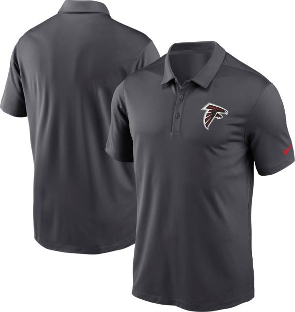 Nike Men's Atlanta Falcons Franchise Anthracite Polo