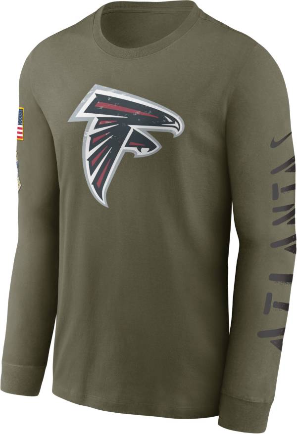 Nike Men's Atlanta Falcons Salute to Service Olive Long Sleeve T-Shirt product image