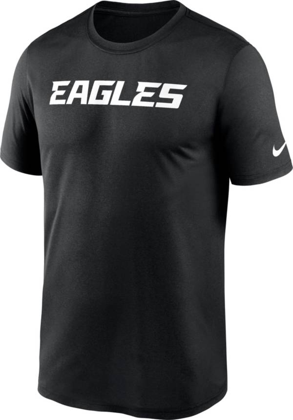 Nike Men's Philadelphia Eagles Essential Wordmark Black T-Shirt product image