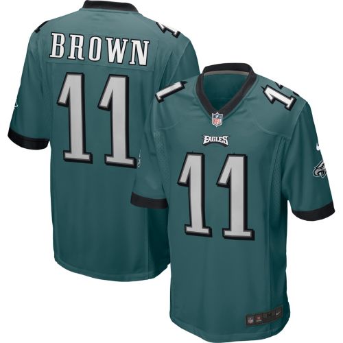 Nike Men's Philadelphia Eagles DeVonta Smith #6 Green Game Jersey