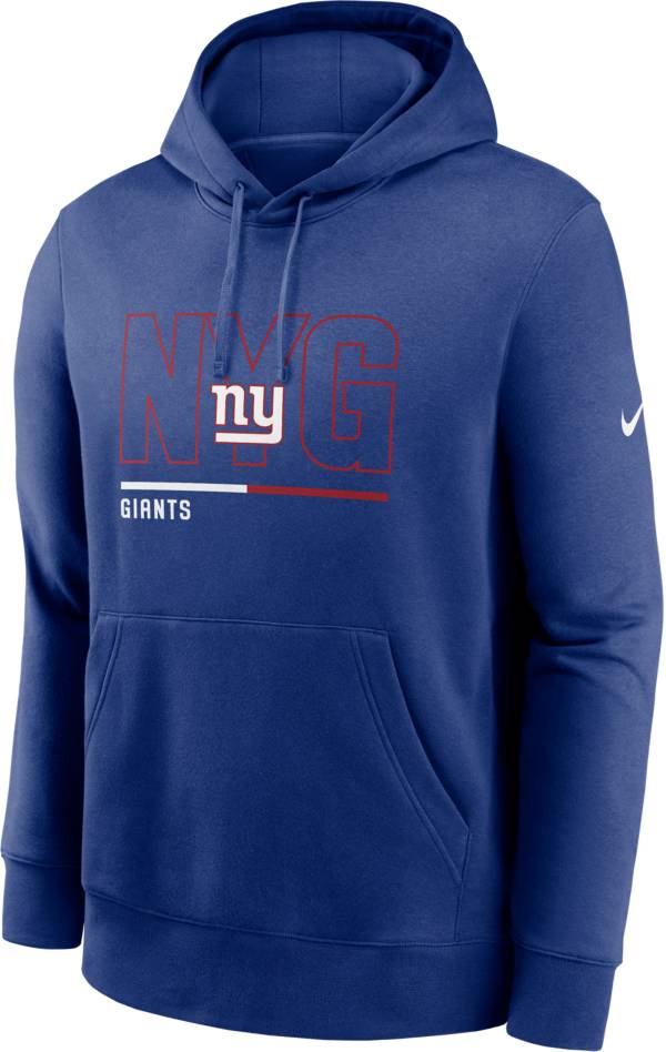 Nike Men's New York Giants City Code Club Blue Hoodie product image
