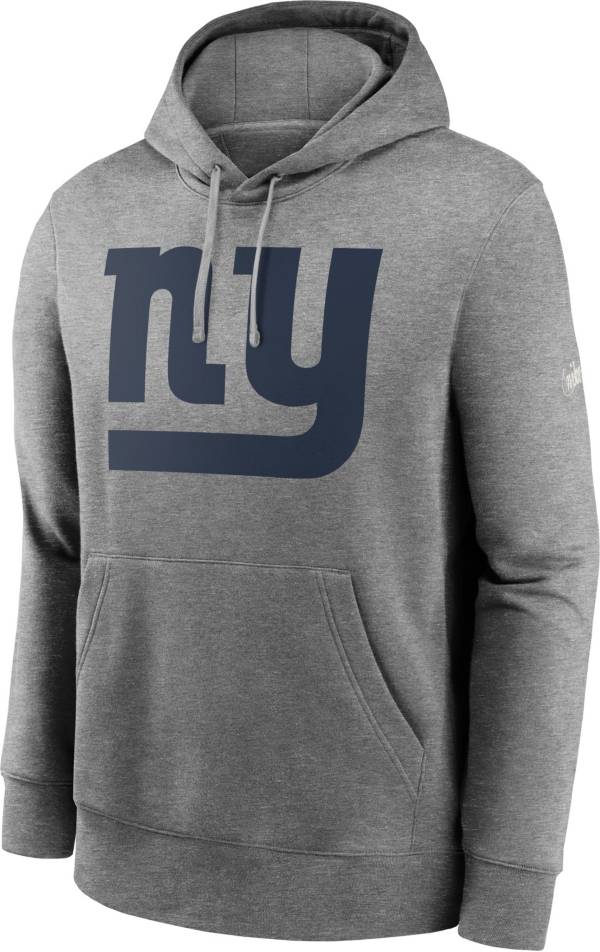 Nike Men's New York Giants Historic Club Grey Pullover Hoodie product image