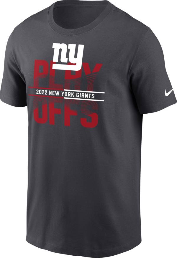 Nike Men's New York Giants Playoffs 2022 Icon Anthracite T-Shirt product image