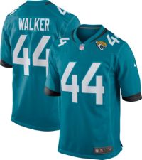 Nike Men's Jacksonville Jaguars Travon Walker #44 Teal Game Jersey