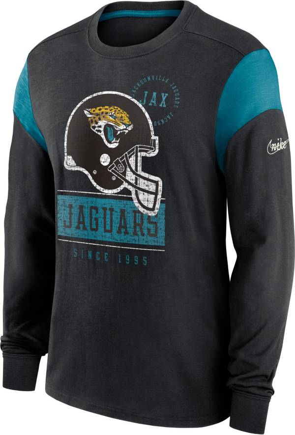Nike Men's Jacksonville Jaguars Historic Logo Black Long Sleeve T-Shirt product image