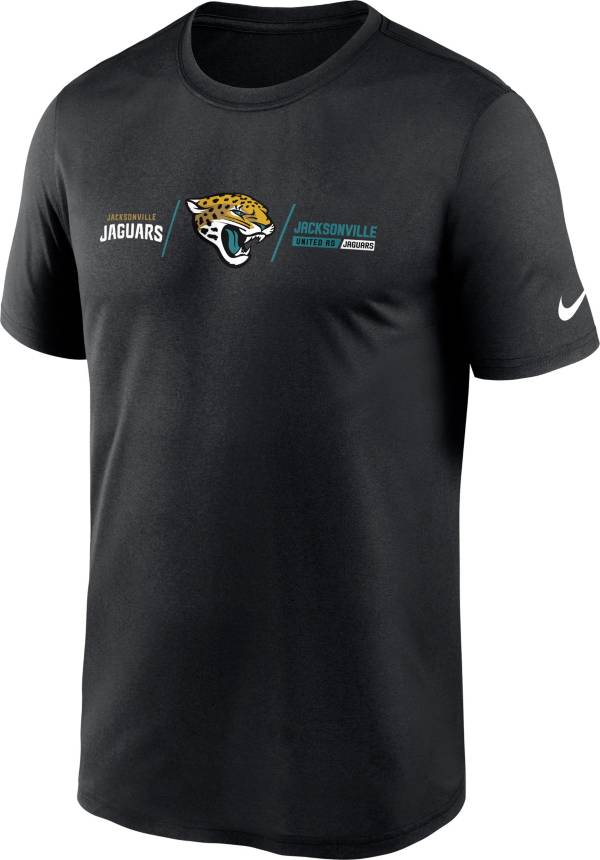 Nike Men's Jacksonville Jaguars Horizontal Lockup Black T-Shirt product image