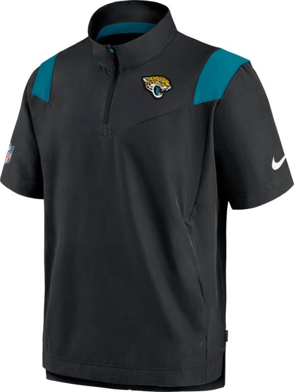 Nike Men's Jacksonville Jaguars Sideline Coaches Short Sleeve Black Jacket product image