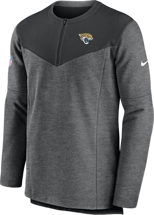 Nike Men's Jacksonville Jaguars Sideline Lockup Half-Zip Black Jacket product image