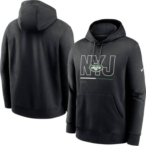 Nike Men's New York Jets City Code Club Black Hoodie product image