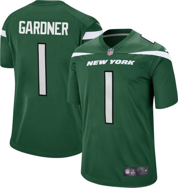 Nike Men's New York Jets Ahmad Sauce Gardner #1 Green Game Jersey