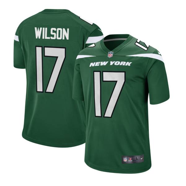 Nike Men's New York Jets Garrett Wilson Green Game Jersey product image