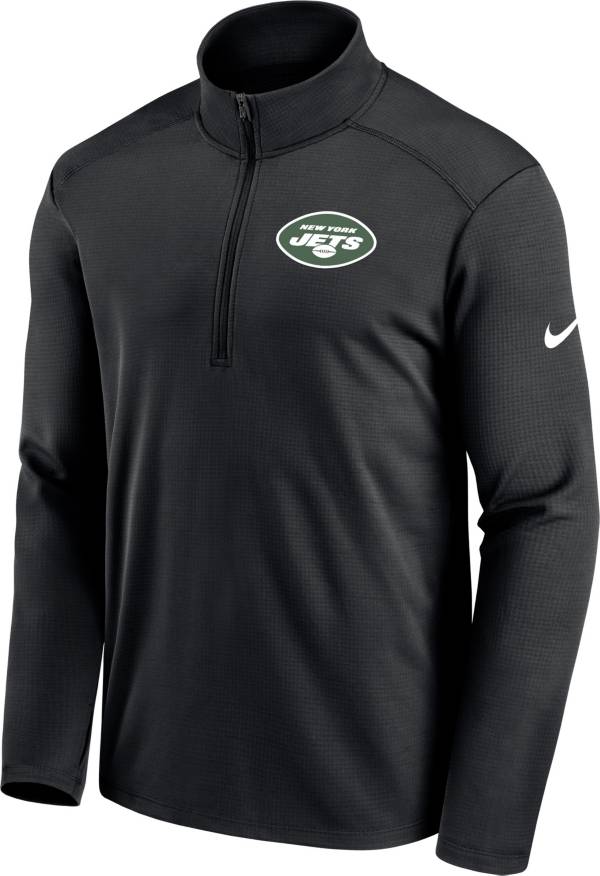 New York Jets Nike Sideline Performance Long Sleeve Hoodie T-Shirt - Black