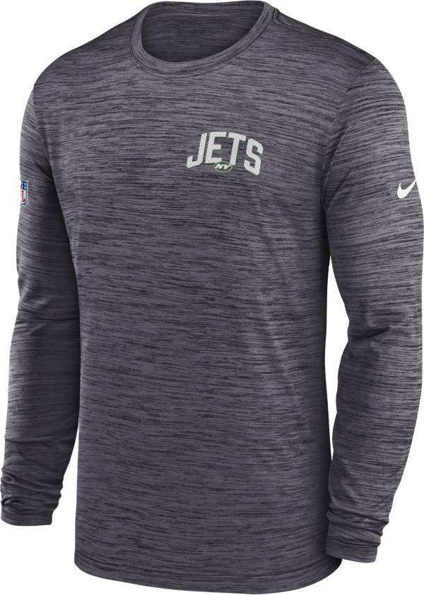 Nike Men's New York Jets Sideline Legend Velocity Black Long Sleeve T-Shirt product image