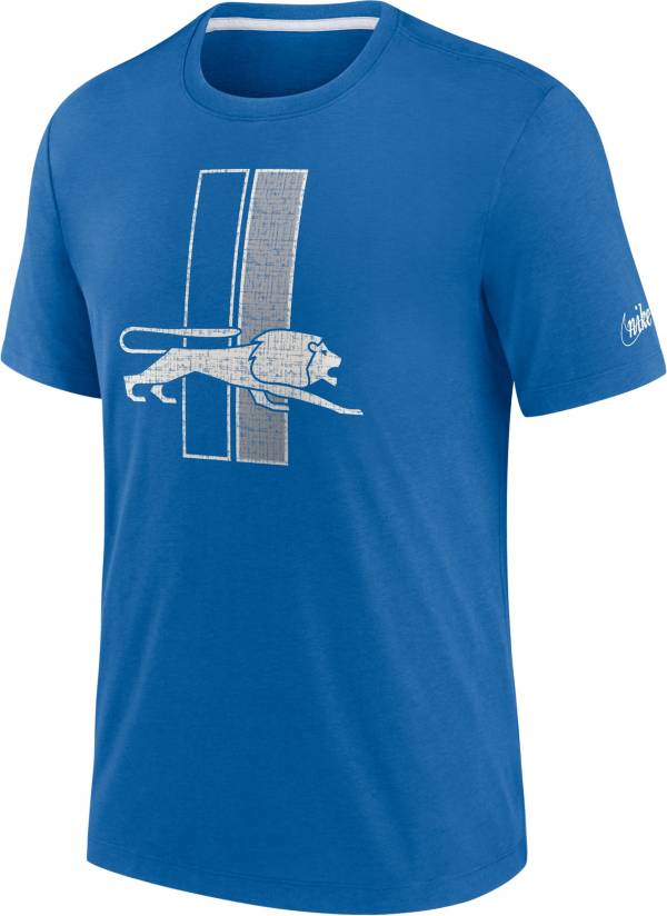 Nike Men's Detroit Lions Historic Logo Blue T-Shirt product image