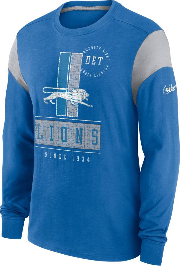 Nike Men's Detroit Lions Historic Logo Black Long Sleeve T-Shirt product image