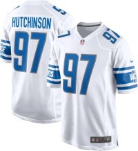 Michigan Wolverines #97 Aidan Hutchinson Youth White College Football Jersey  511513-244 - Aidan Hutchinson Jersey 