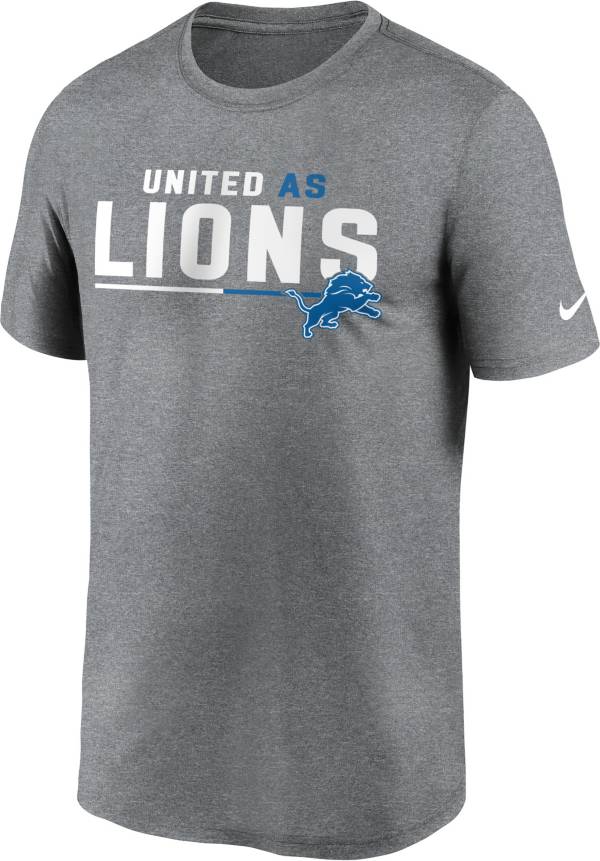 Nike Men's Detroit Lions United Grey T-Shirt product image