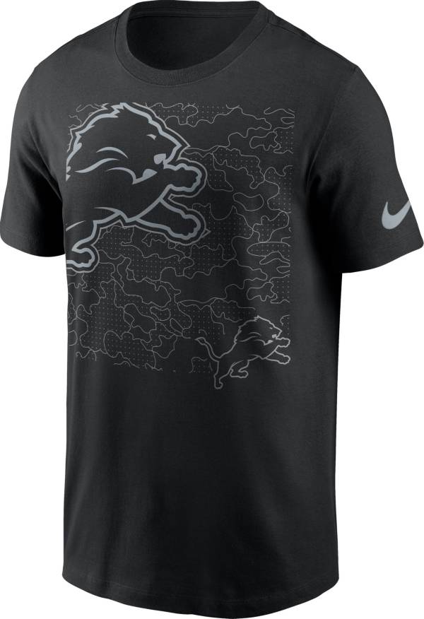 Nike Men's Detroit Lions Reflective Black T-Shirt product image