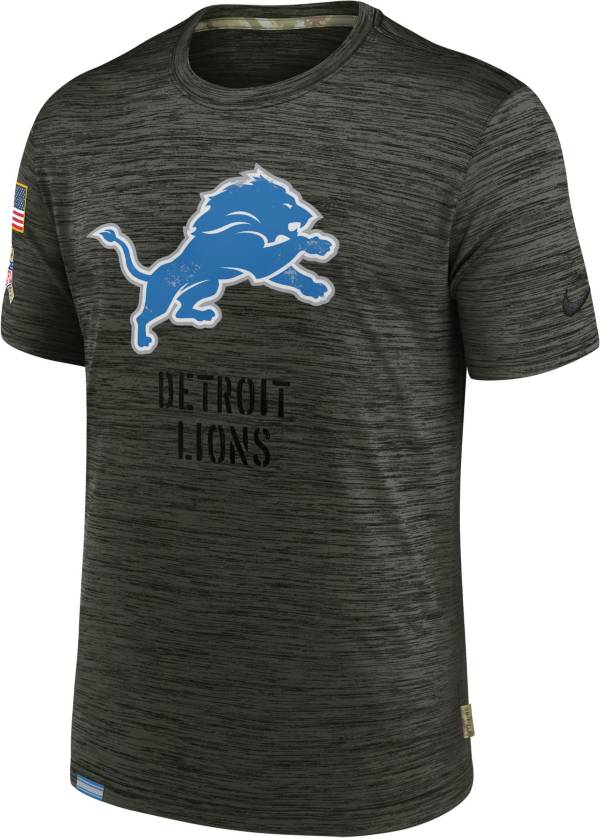Nike Men's Detroit Lions Salute to Service Olive Velocity T-Shirt product image