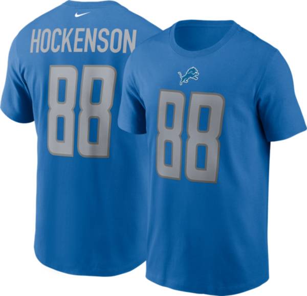 Nike Men's Detroit Lions T.J. Hockenson #88 Blue T-Shirt product image