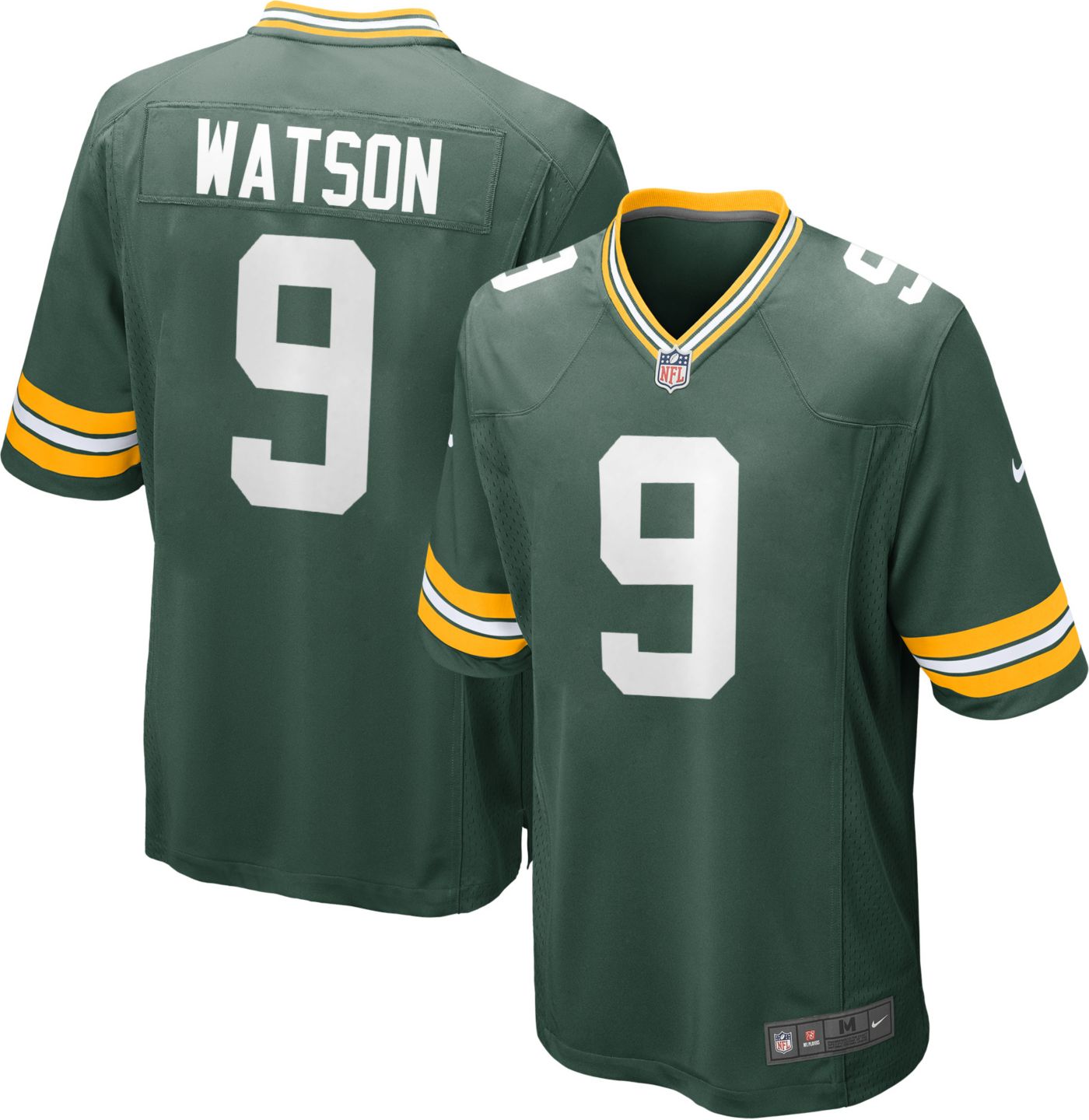 Nike Men s Green Bay Packers Christian Watson 9 Green Game Jersey Dick s Sporting Goods