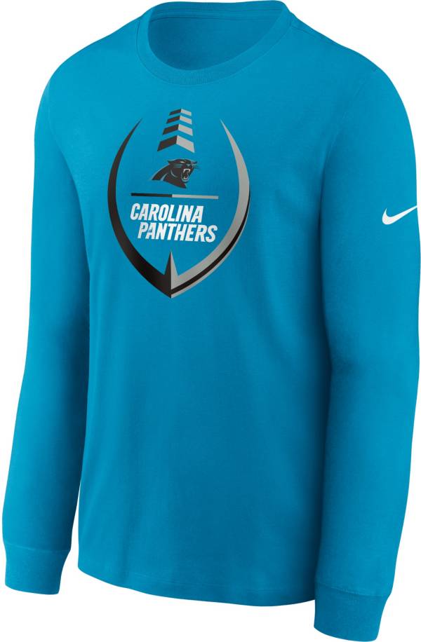 Nike Men's Carolina Panthers Legend Icon Blue Long Sleeve T-Shirt product image