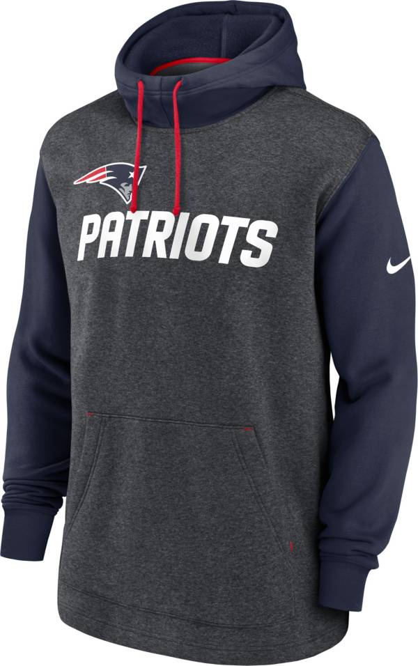 Nike Men's New England Patriots 2-Tone Grey Surrey Hoodie product image