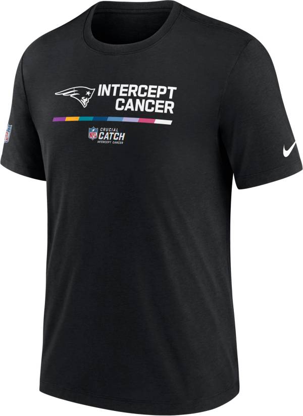 Nike New England Patriots Crucial Catch Black T-Shirt product image