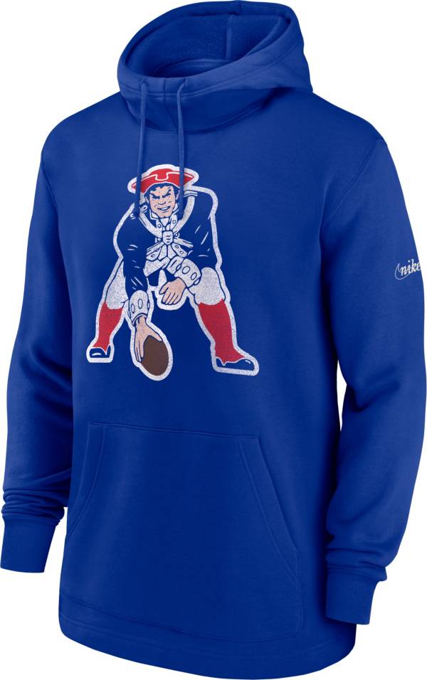 Rodeado Atajos Clasificación Nike Men's New England Patriots Historic Royal Pullover Hoodie | Dick's  Sporting Goods