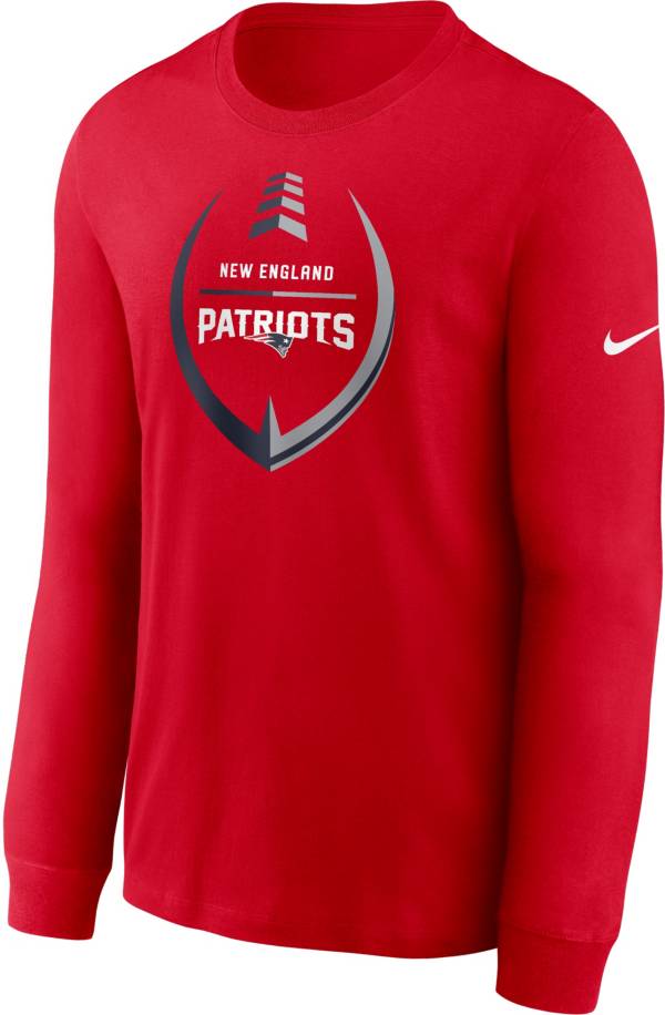 Nike Men's New England Patriots Legend Icon Red Long Sleeve T-Shirt product image