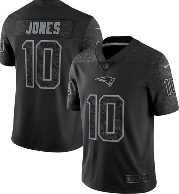 Nike Men's New England Patriots Mac Jones #10 Reflective Black Limited Jersey product image