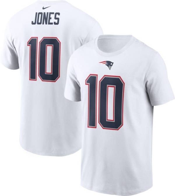 New England Patriots Mac Jones #10 T-Shirt Tee Youth Medium Blue