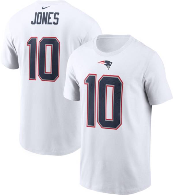 Nike Men's New England Patriots Mac Jones #10 White T-Shirt product image