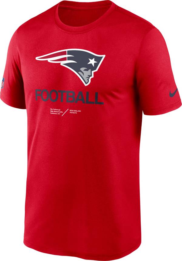 Nike Men's New England Patriots Sideline Legend Red T-Shirt product image
