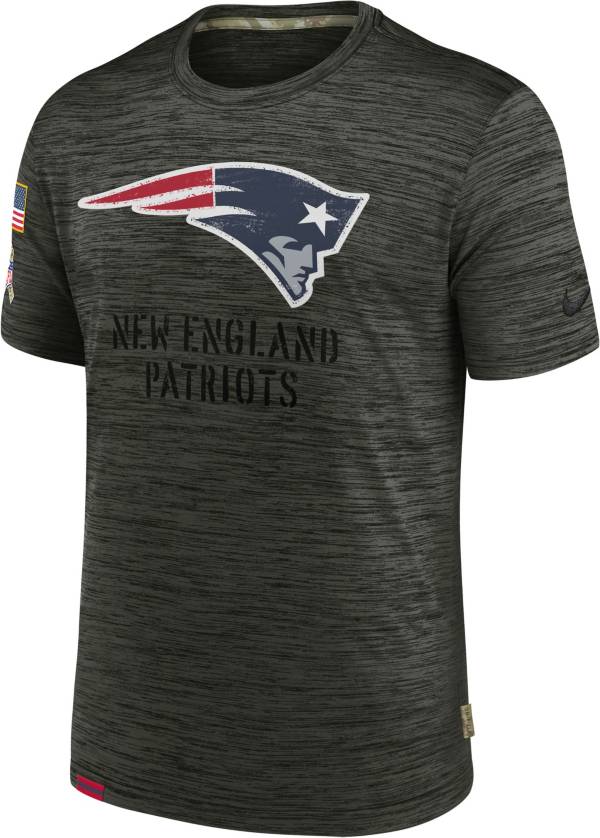 Nike Men's New England Patriots Salute to Service Olive Velocity T-Shirt product image