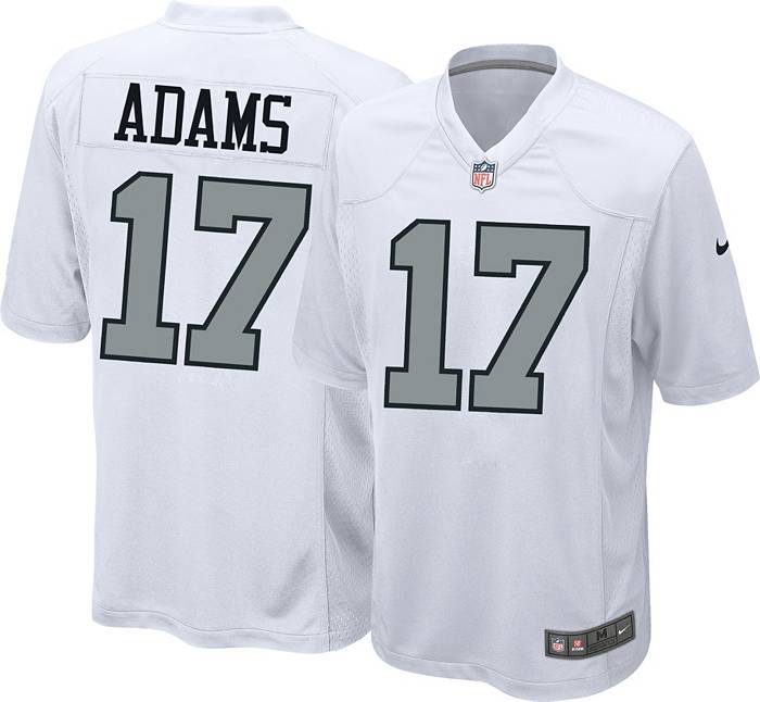 Las Vegas Raiders #17 Davante Adams White With 2020 Inaugural Season Patch  Vapor Limited Stitched Jersey