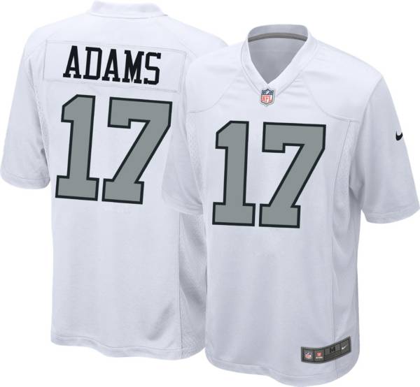 NFL Las Vegas Raiders (Davante Adams) Men's Game Football Jersey.
