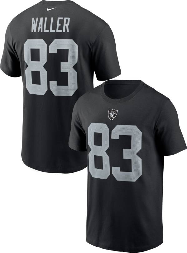Men's Nike Darren Waller Black Las Vegas Raiders Name & Number T-Shirt Size: Medium