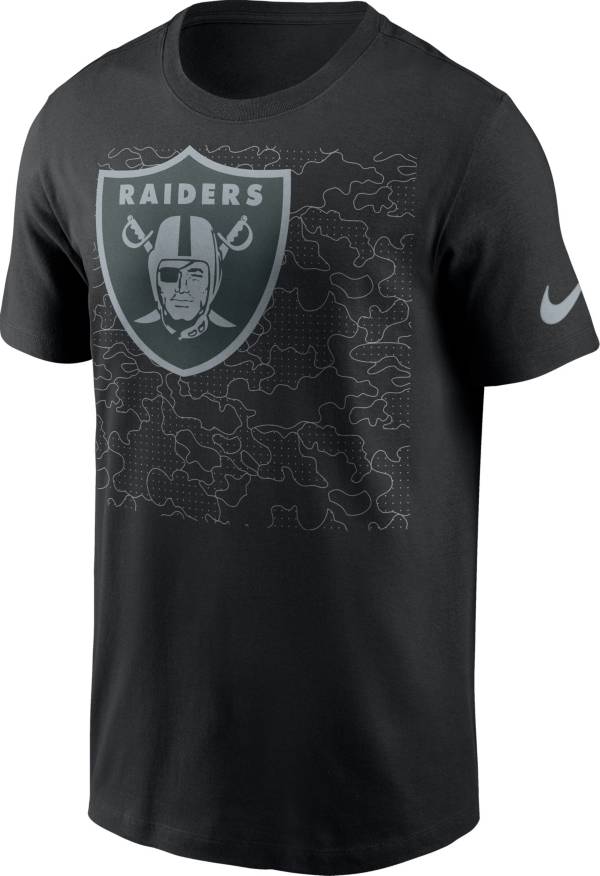 Nike Men's Las Vegas Raiders Reflective Black T-Shirt product image
