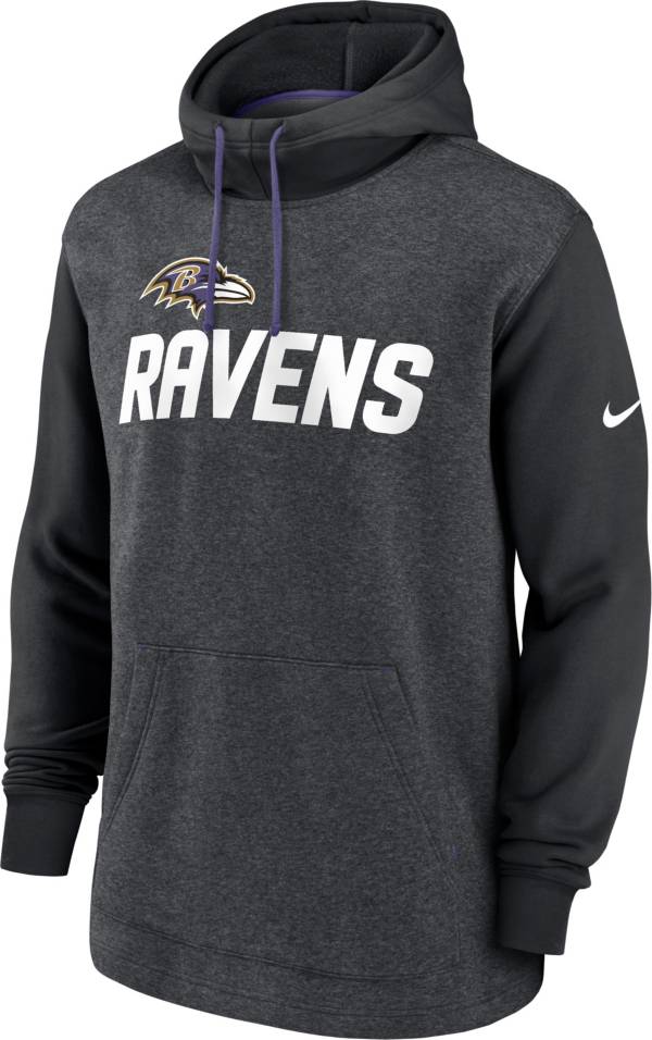 Nike Men's Baltimore Ravens 2-Tone Grey Surrey Hoodie product image