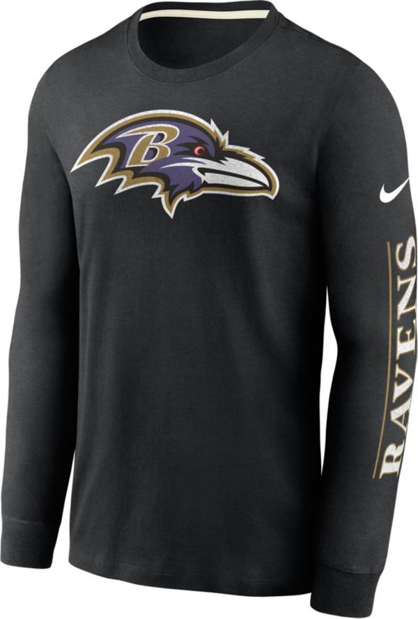 Nike Men's Baltimore Ravens Historic Long Sleeve Black T-Shirt product image