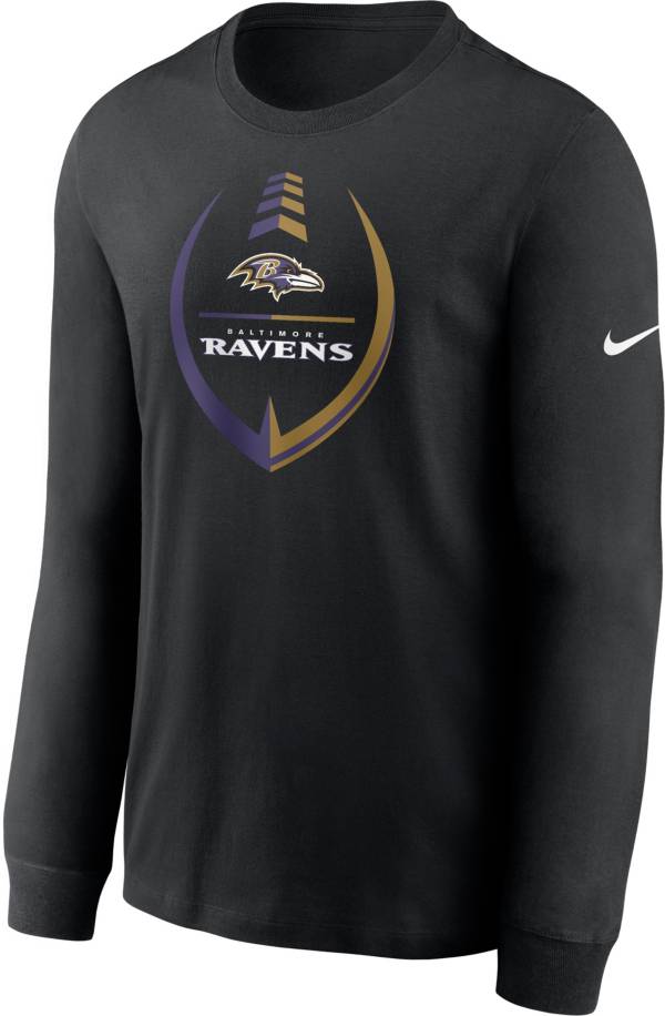 Nike Men's Baltimore Ravens Legend Icon Black Long Sleeve T-Shirt product image