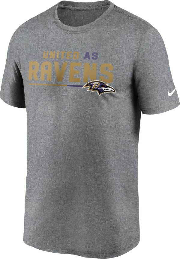 Nike Men's Baltimore Ravens United Grey T-Shirt product image