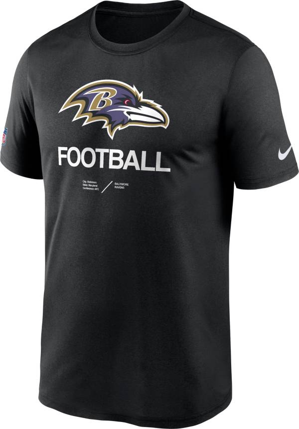 Nike Men's Baltimore Ravens Sideline Legend Black T-Shirt product image