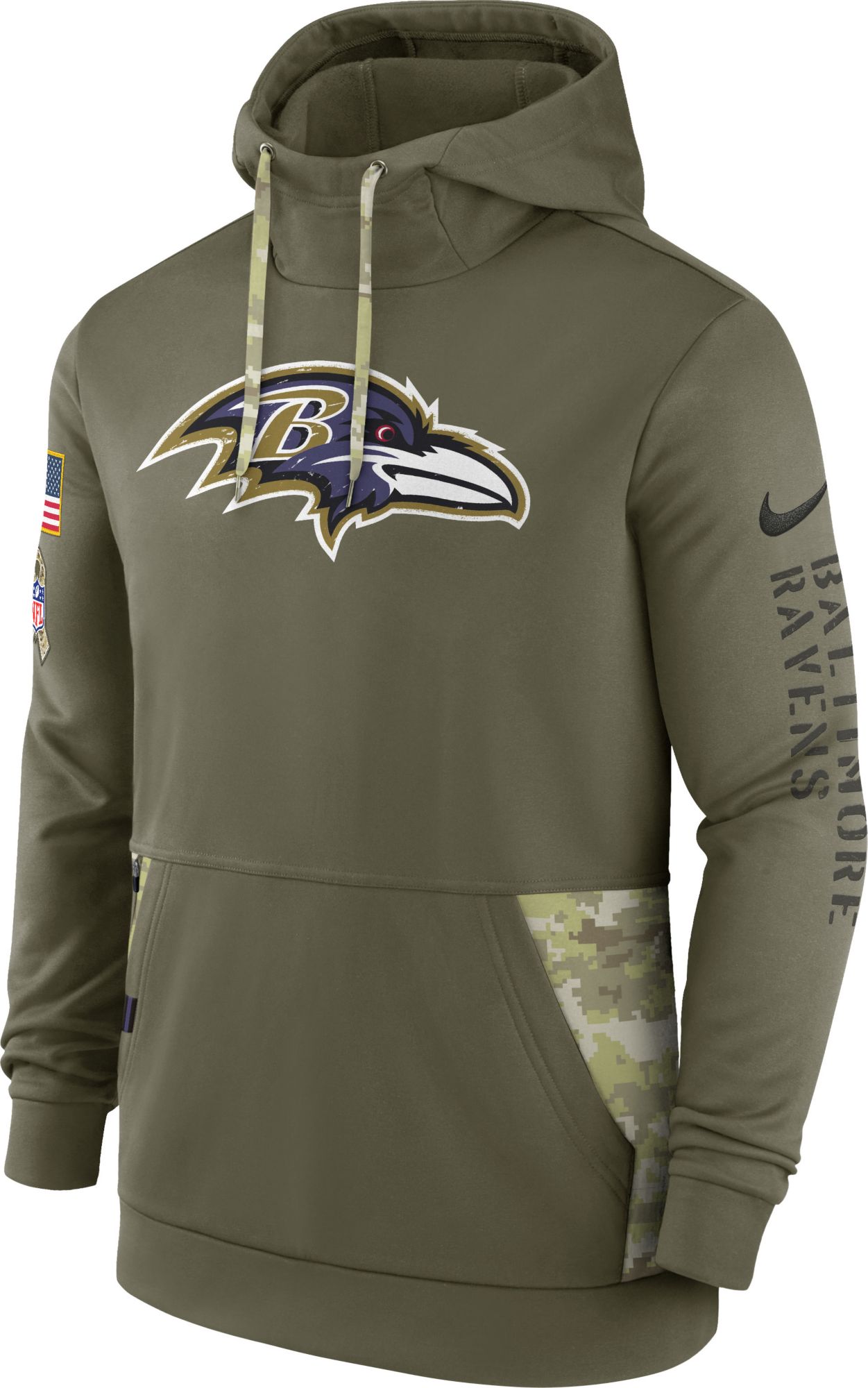 men's salute to service ravens hoodie
