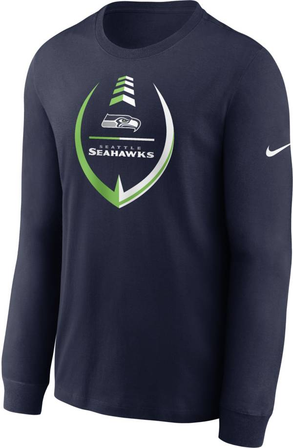 Nike Men's Seattle Seahawks Legend Icon Navy Long Sleeve T-Shirt product image