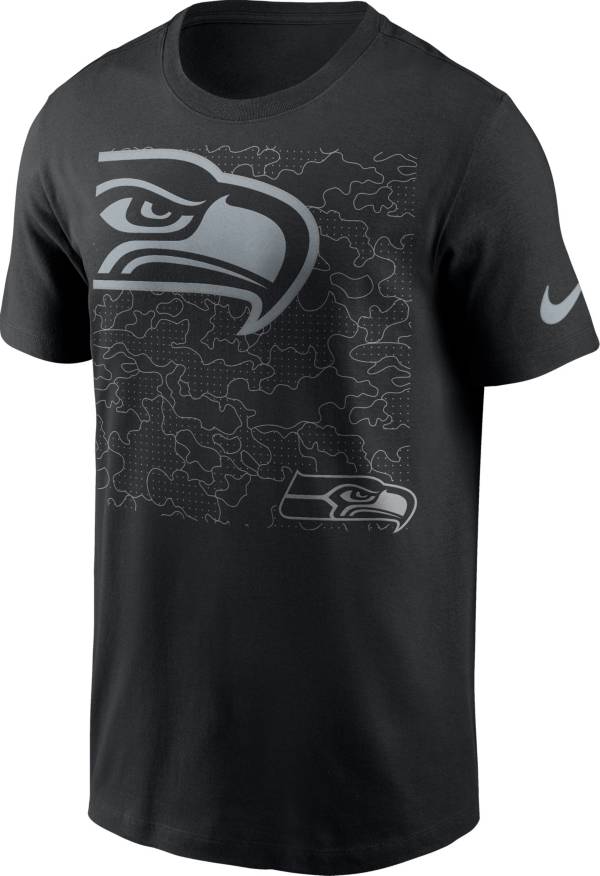 Nike Men's Seattle Seahawks Reflective Black T-Shirt product image
