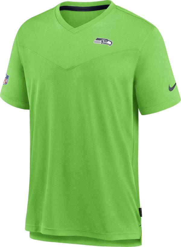 Nike Men's Seattle Seahawks Sideline Coaches Green T-Shirt product image