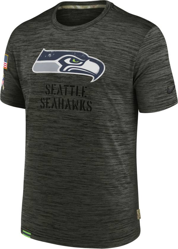 Nike Men's Seattle Seahawks Salute to Service Olive Velocity T-Shirt product image