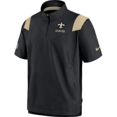 sorry, Nike Men's New Orleans Saints Sideline Coaches Short Sleeve Black Jacket is currently out of stock